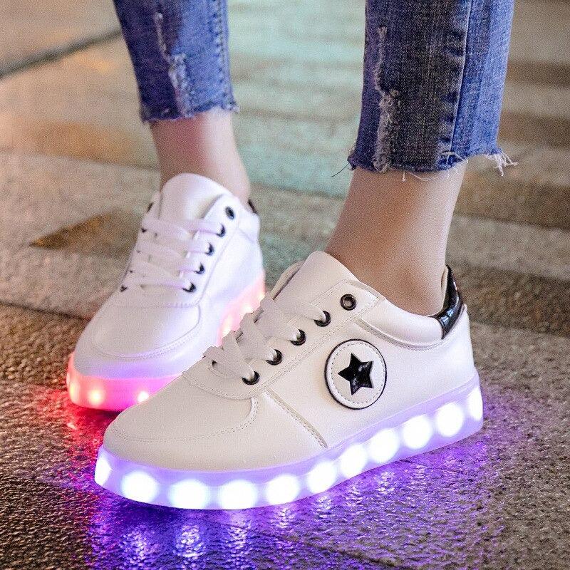 LED Light Up Shoes  CatchMySwag 5Star Black 44 