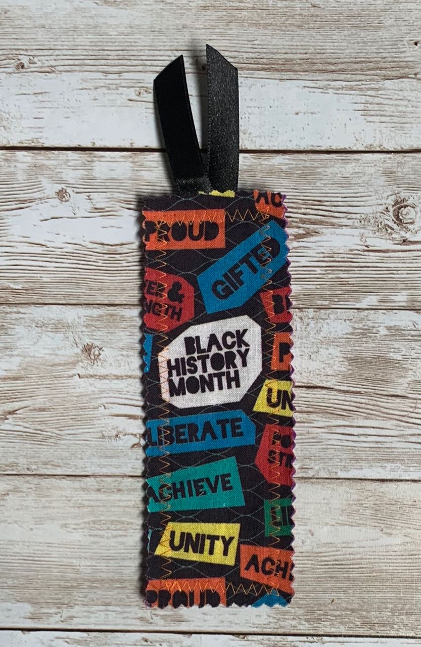 Black History Month woven badge