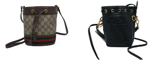Gucci Supreme GG Bucket Bag Fendi Leather Monogram Bucket Bag