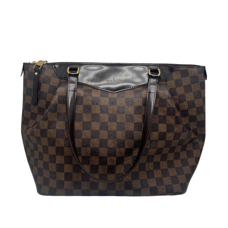 Louis Vuitton Tote Graceful Damier Ebene With Accessories PM Brown in  Canvas/Leather with Brass - US