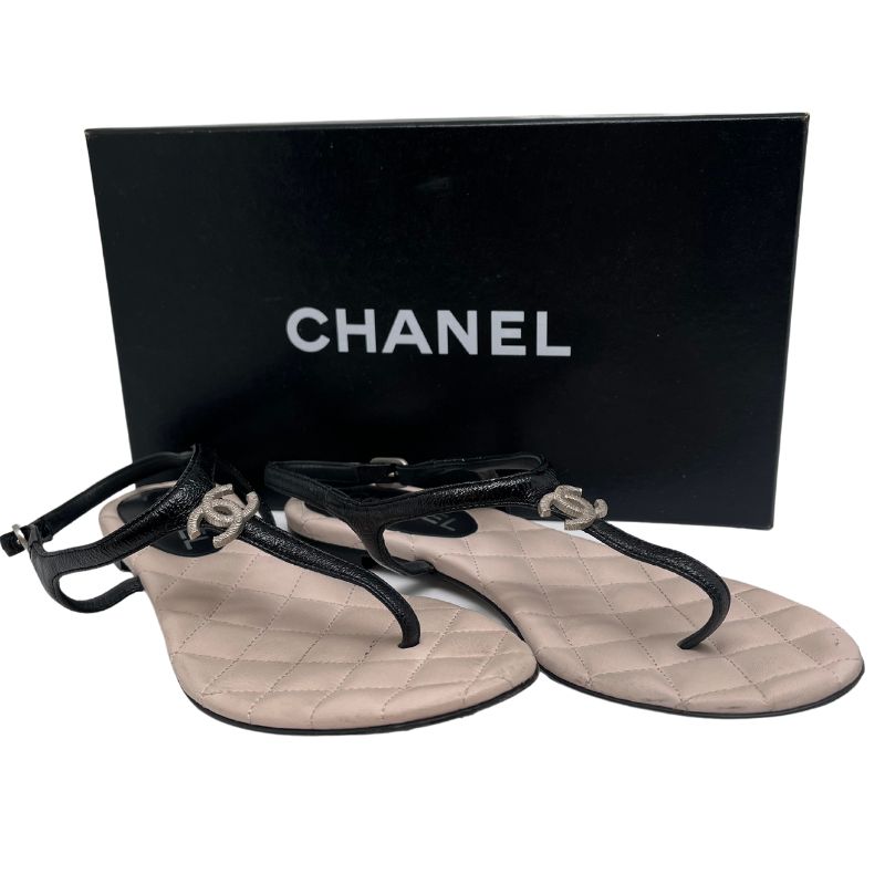 Chanel CC Slingback Sandals - dress. Raleigh