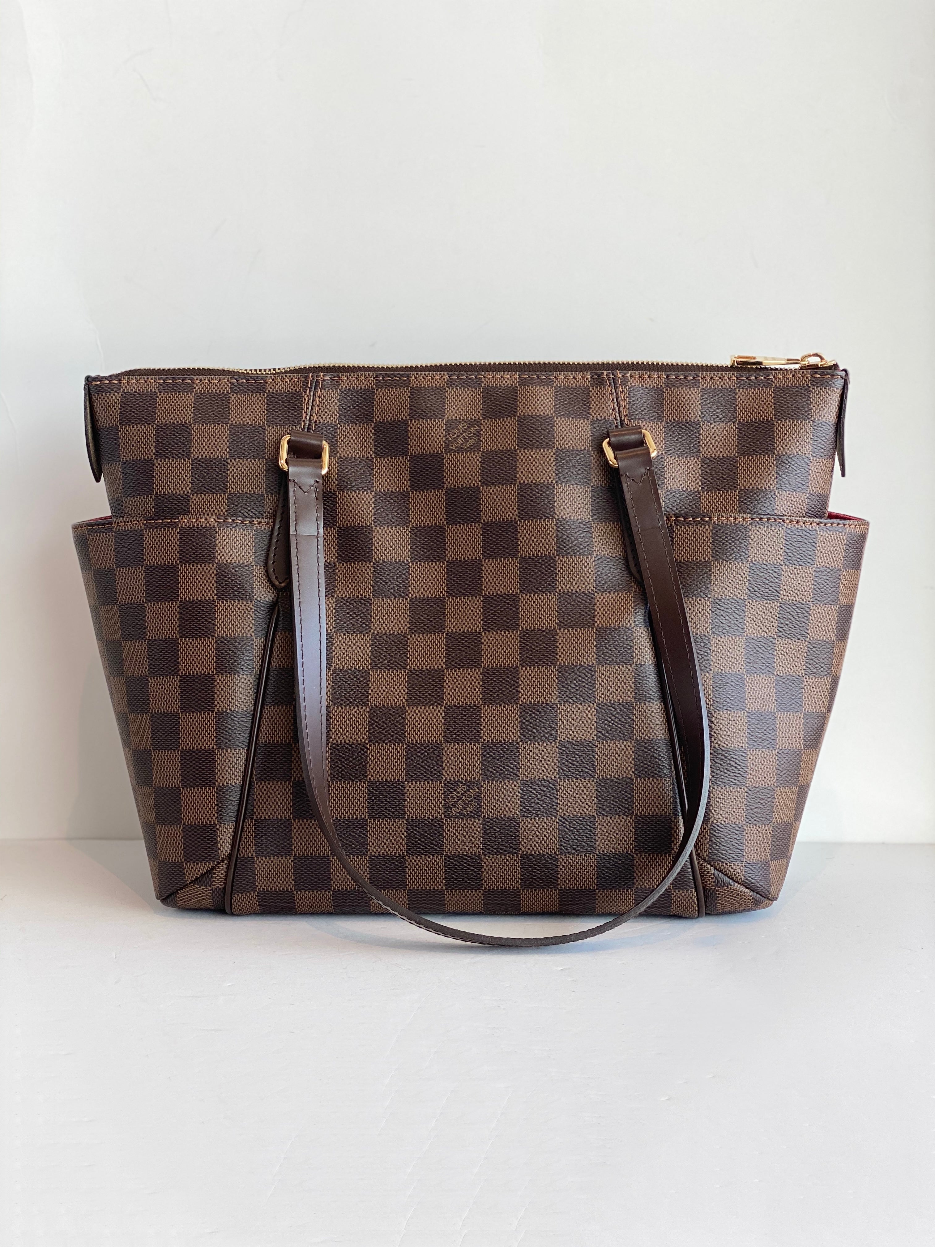 Louis Vuitton Damier Ebene Cosmetic Pouch PM Demi Ronde 99lk830s