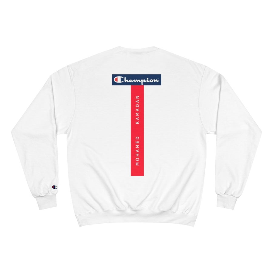 champion jumper white womens