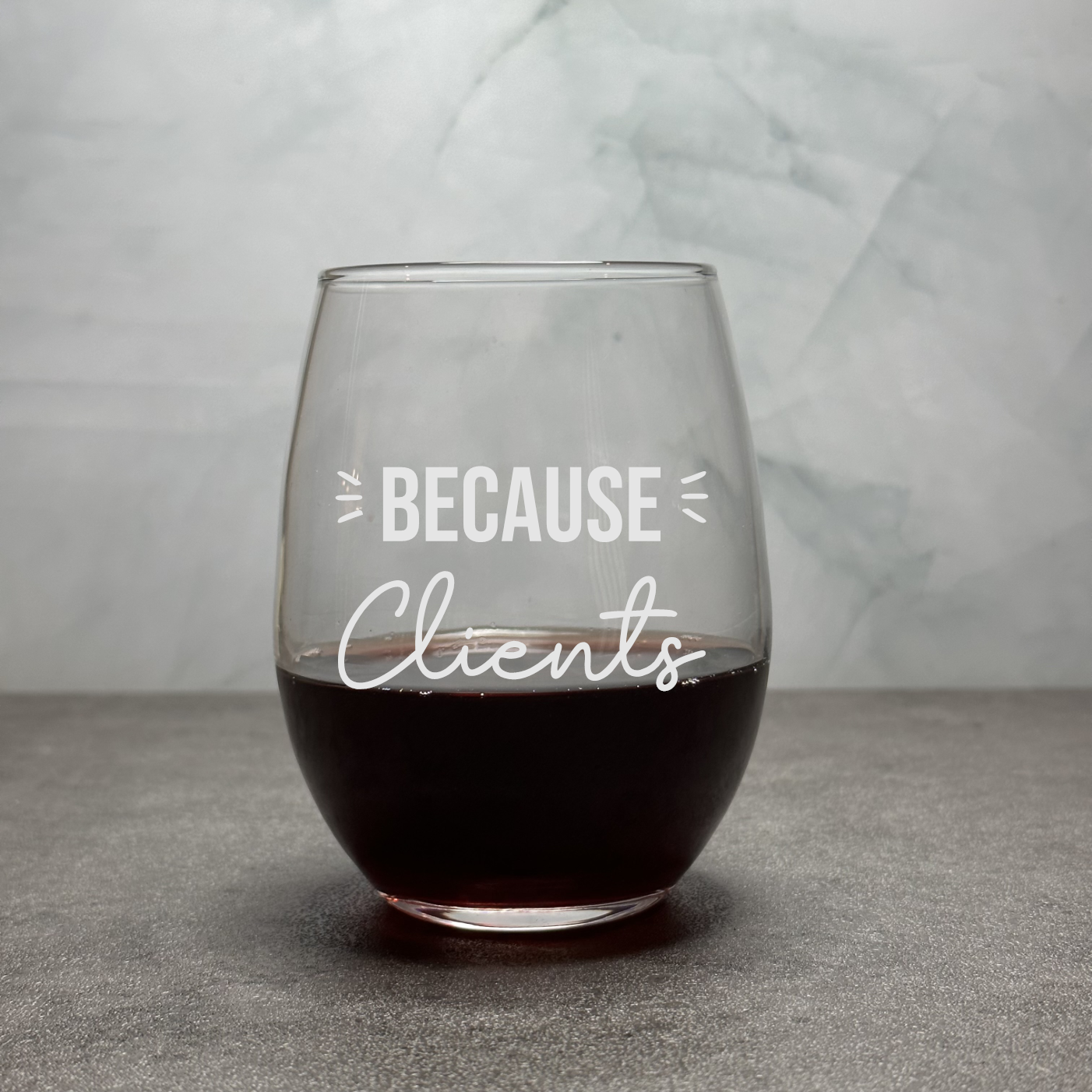 Alabama Etched Stemless Martini Glass