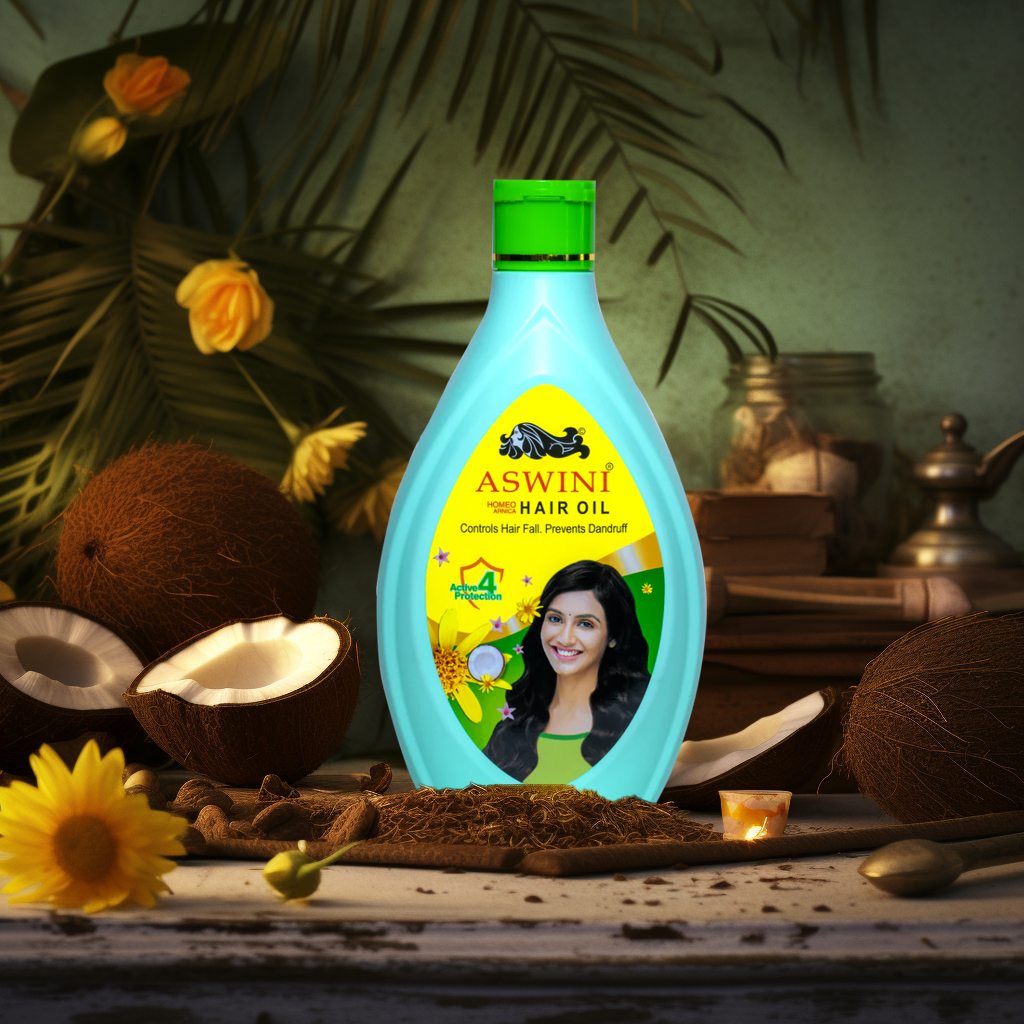 Pack of 6  Aswini Hair Oil  Controls Hair Fall  Ubuy India