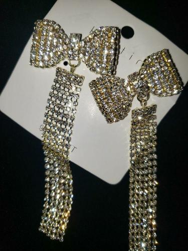 Bling Bow Earrings