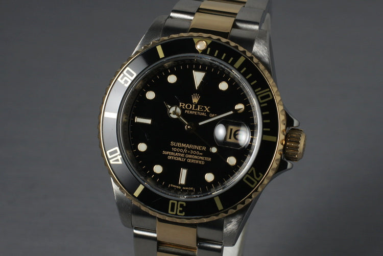 2007 rolex submariner two tone