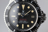 1977 Rolex Double Red Sea Dweller 1665 Mark IV Dial