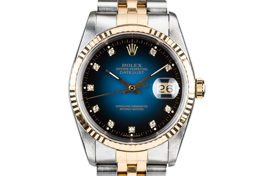 milton diamonds rolex