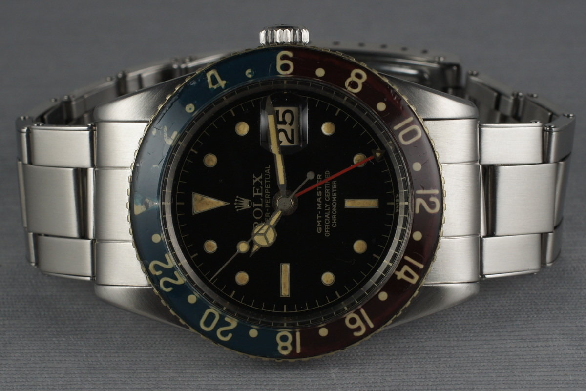 HQ Milton - 1954 Rolex GMT 6542 with Original Bakelite Bezel, Inventory  #3133, For Sale