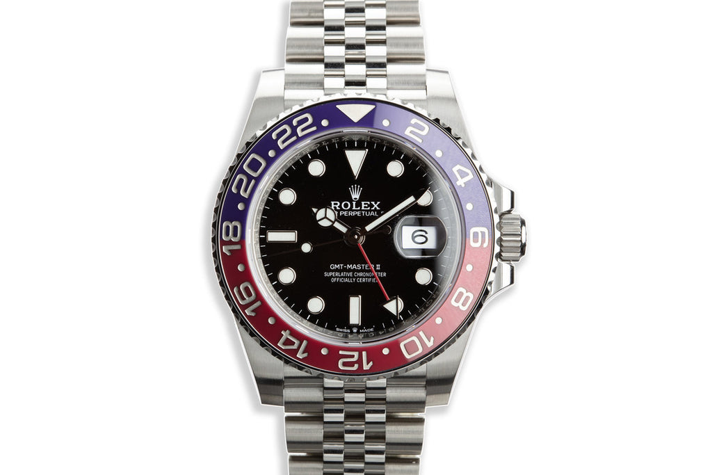 HQ Milton - 2018 Rolex GMT-Master II 126710 BLRO MK I "Violet" Bezel with Box and Inventory #A3219, For Sale