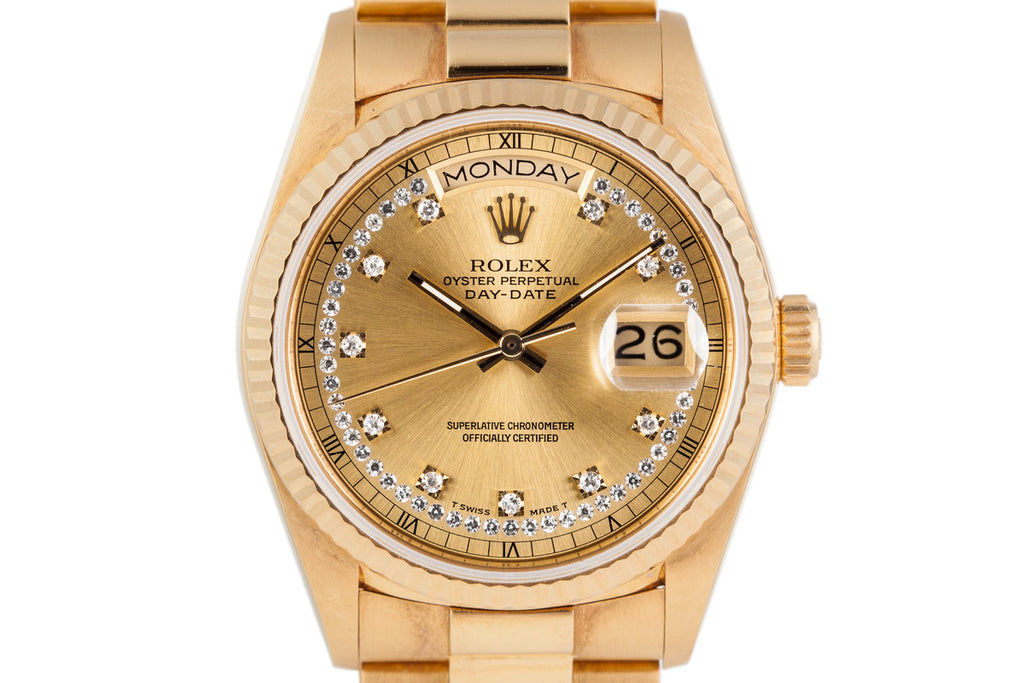 milton diamonds rolex