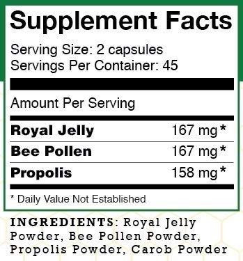 royal jelly vs bee pollen benefits