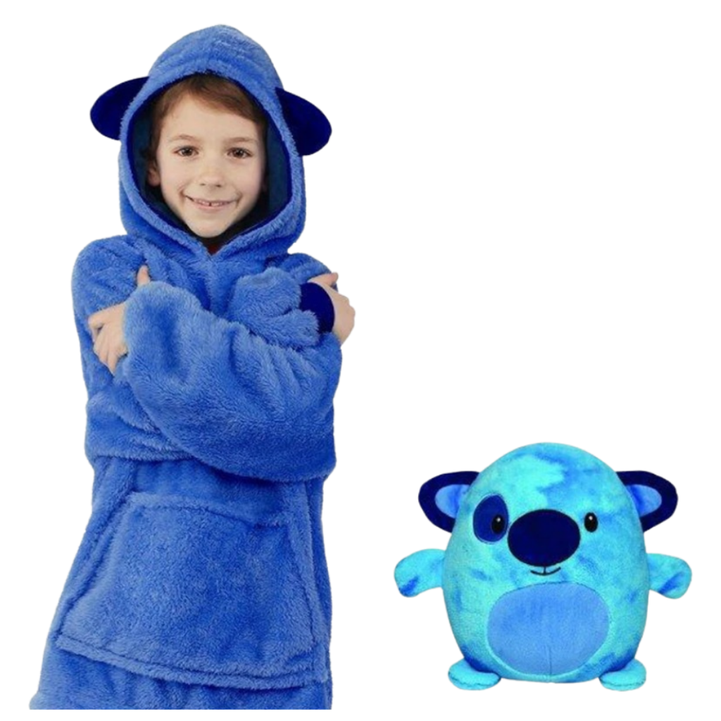 The Giant Blanket Hoodie, Soft and Fluffy, Handy Pocket, One Size