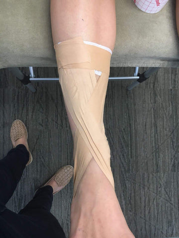 Ankle Strapping for Laser Sailing