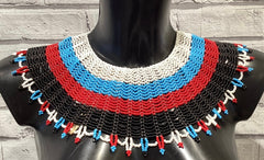 Salina lace collar necklace