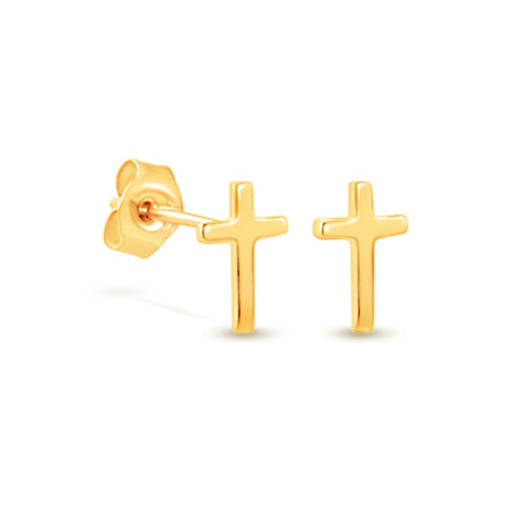 cross-stud-earring-gold