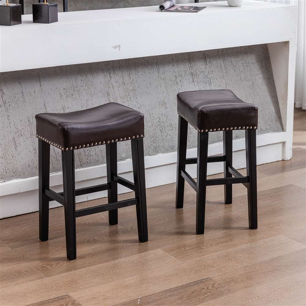 padded stools no back