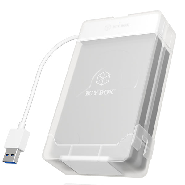 ICY BOX Adapter and enclosure for 2x 2.5" SATA HDDs/SSDs (IB-AC7032-U3)