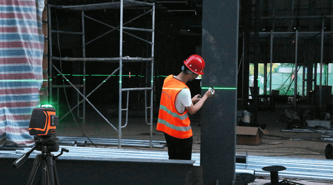 Use Dovoh 360 laser level to position height