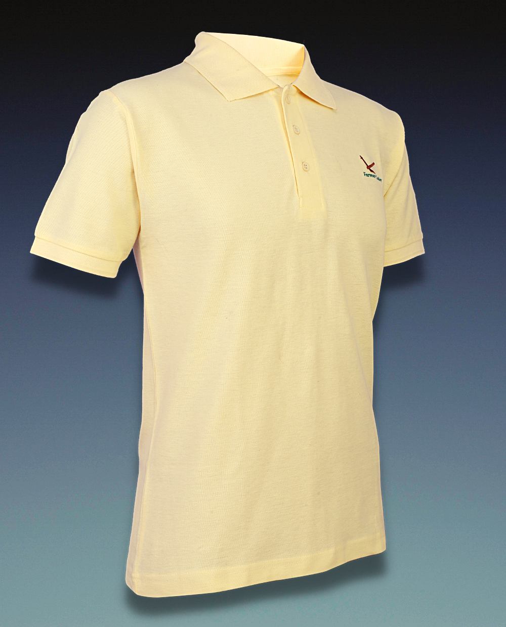 cream polo t shirt