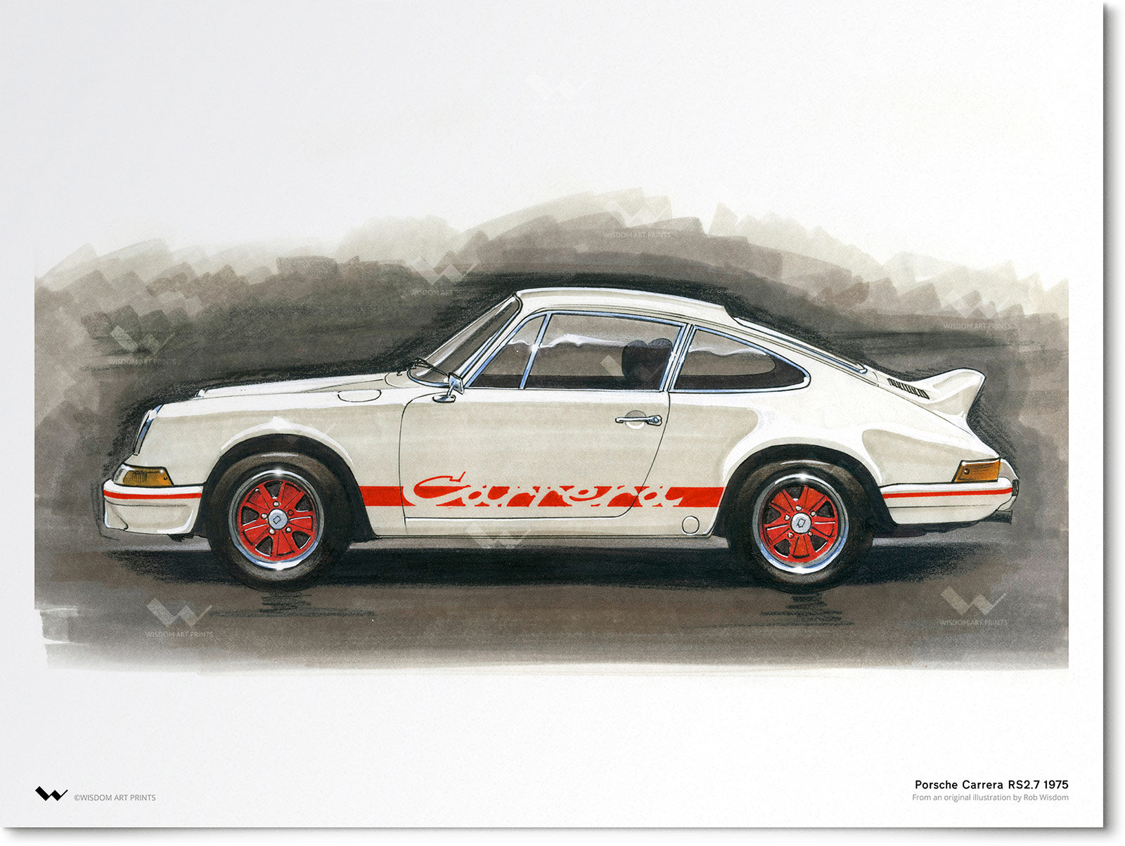 Porsche Carrera  (1975) – Wisdom Art Prints