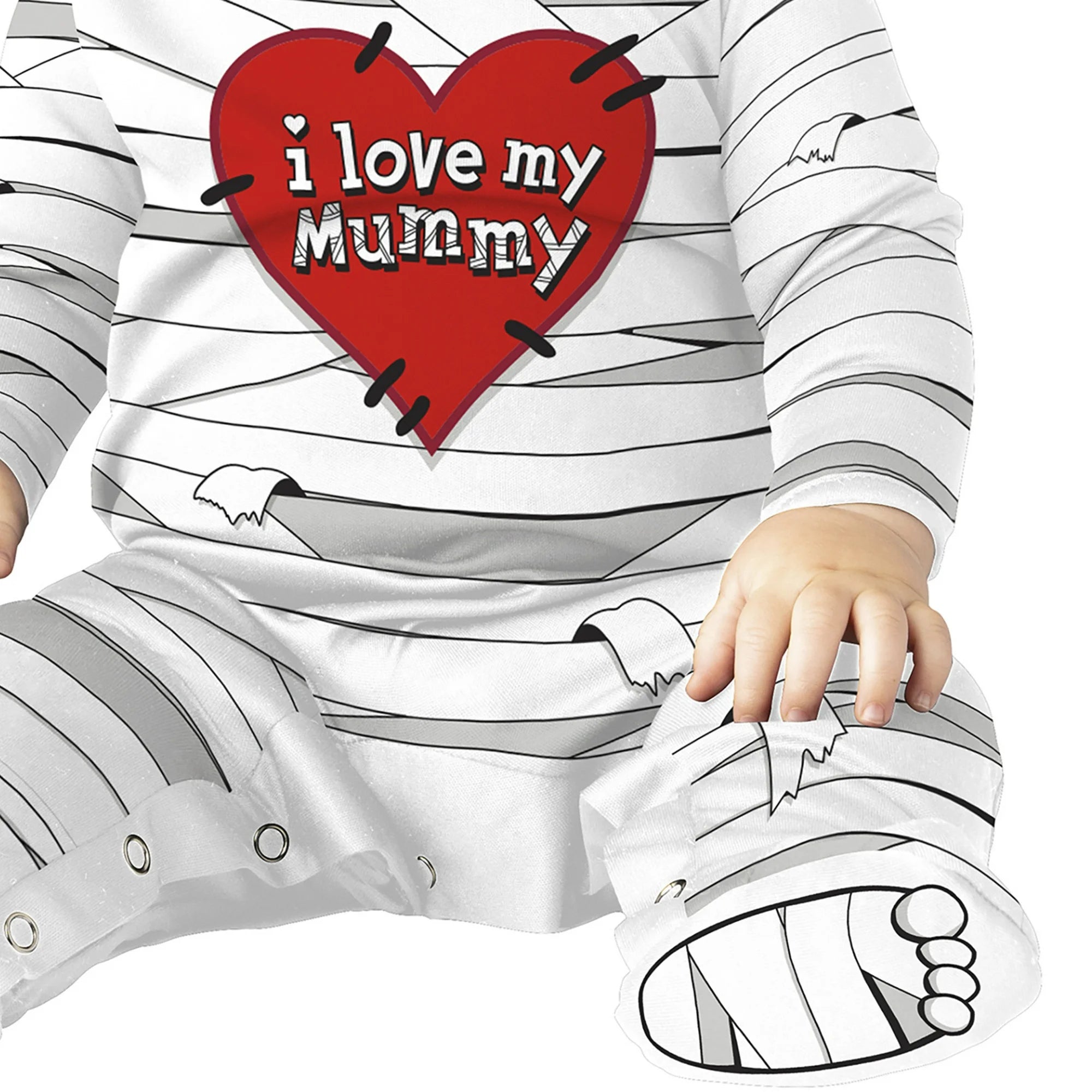Mummy Halloween Costume for Infant, Size 0-6M, by Way to Celebrate