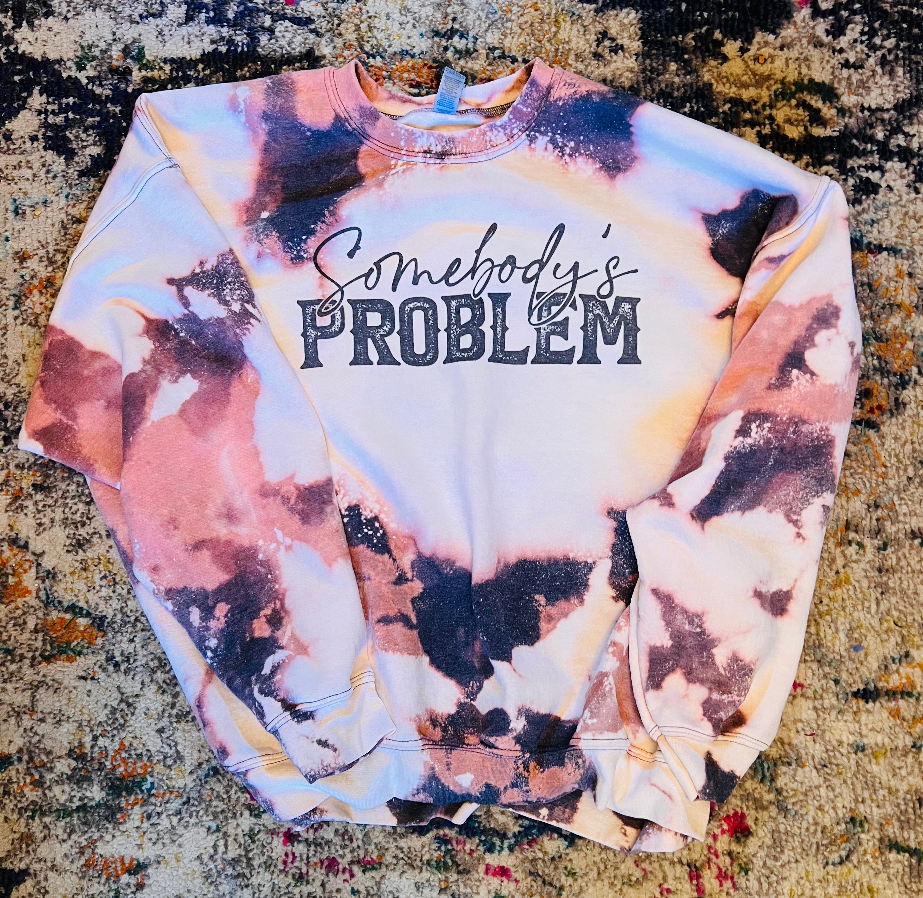 Somebody’s Problem cowhide sweatshirt