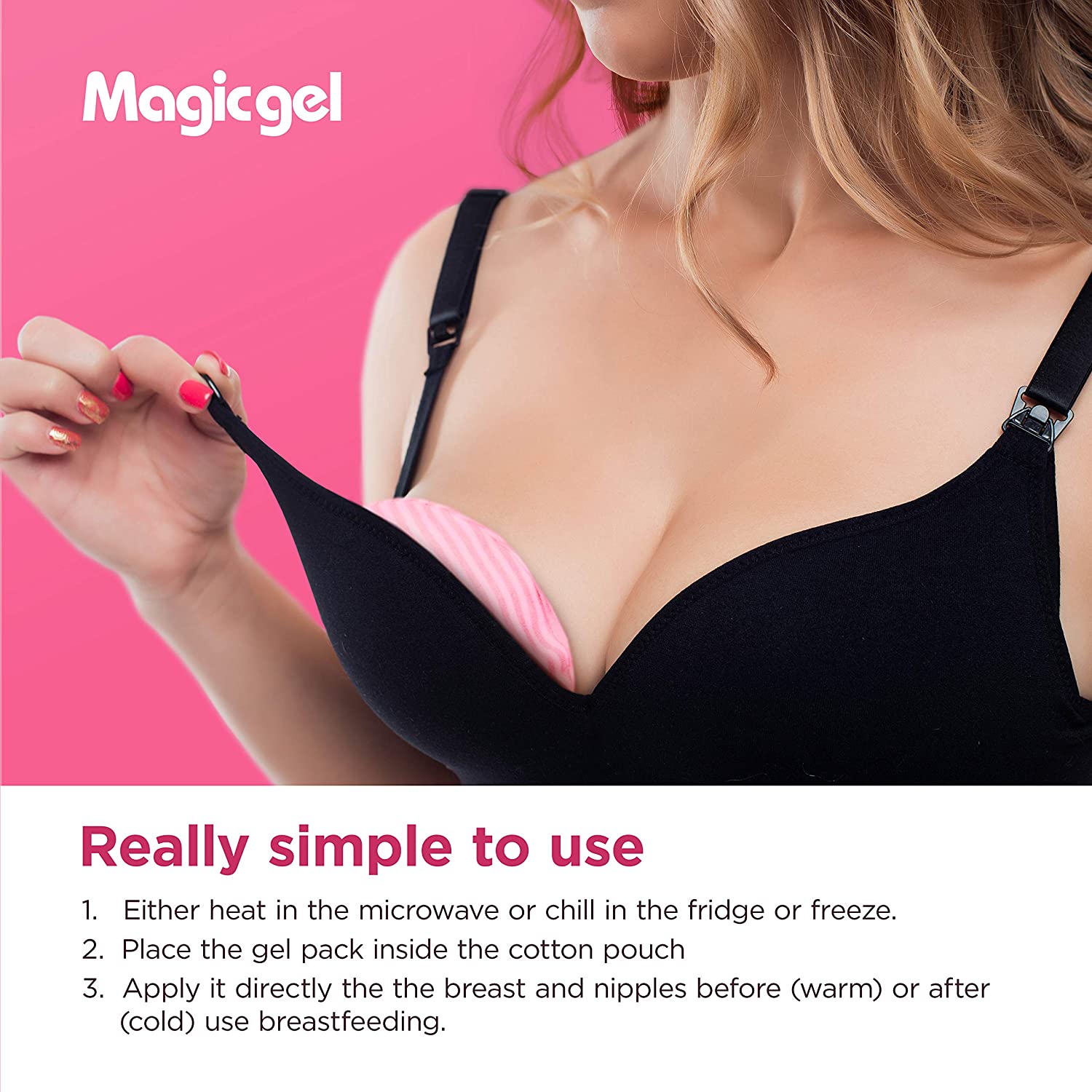 Why should I use a hot or cold gel pack to treat my swollen breasts? –  Gelpacks