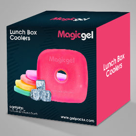 Magic Gel - 5 x Ice Packs for Lunch Box and Coolers - Small But Long Lasting - G