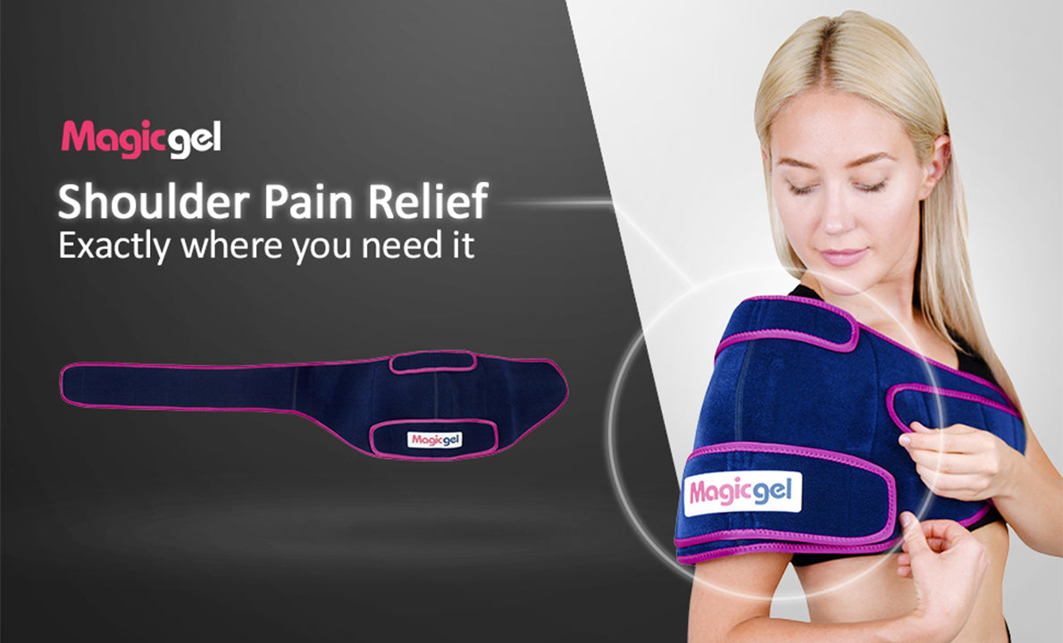 Flexible Neck Ice Pack for Pain Relief, and Shoulder Pain - Magicgel –  Gelpacks