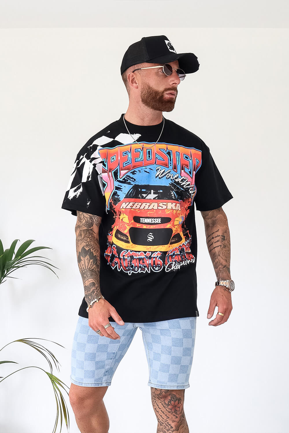 Speedster Racing Tee - Black