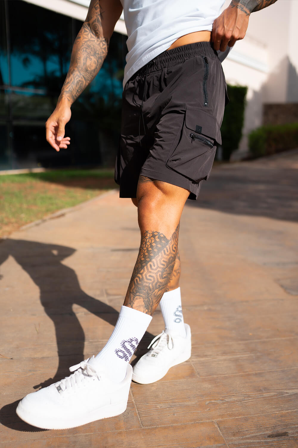 Raptor Cargo Shorts - Charcoal