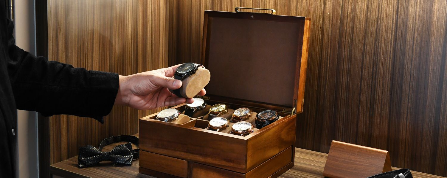 Watch storage ideas,  Luxury watch storage ideas, watch storage box, Wooden watch storage ideas