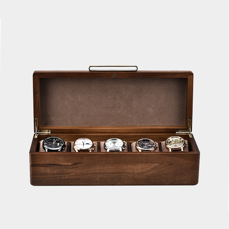 Acacia Wood Watch Box Organizer – World of shanik