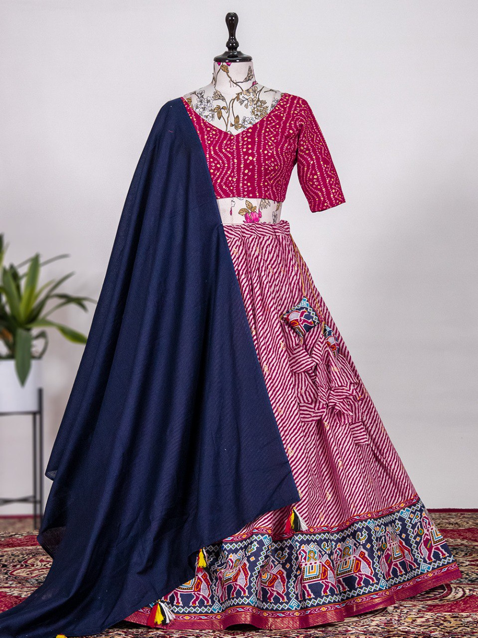 NAVRATRI CHAKOR VOL 1 COTTON LEHENGA CHOLI