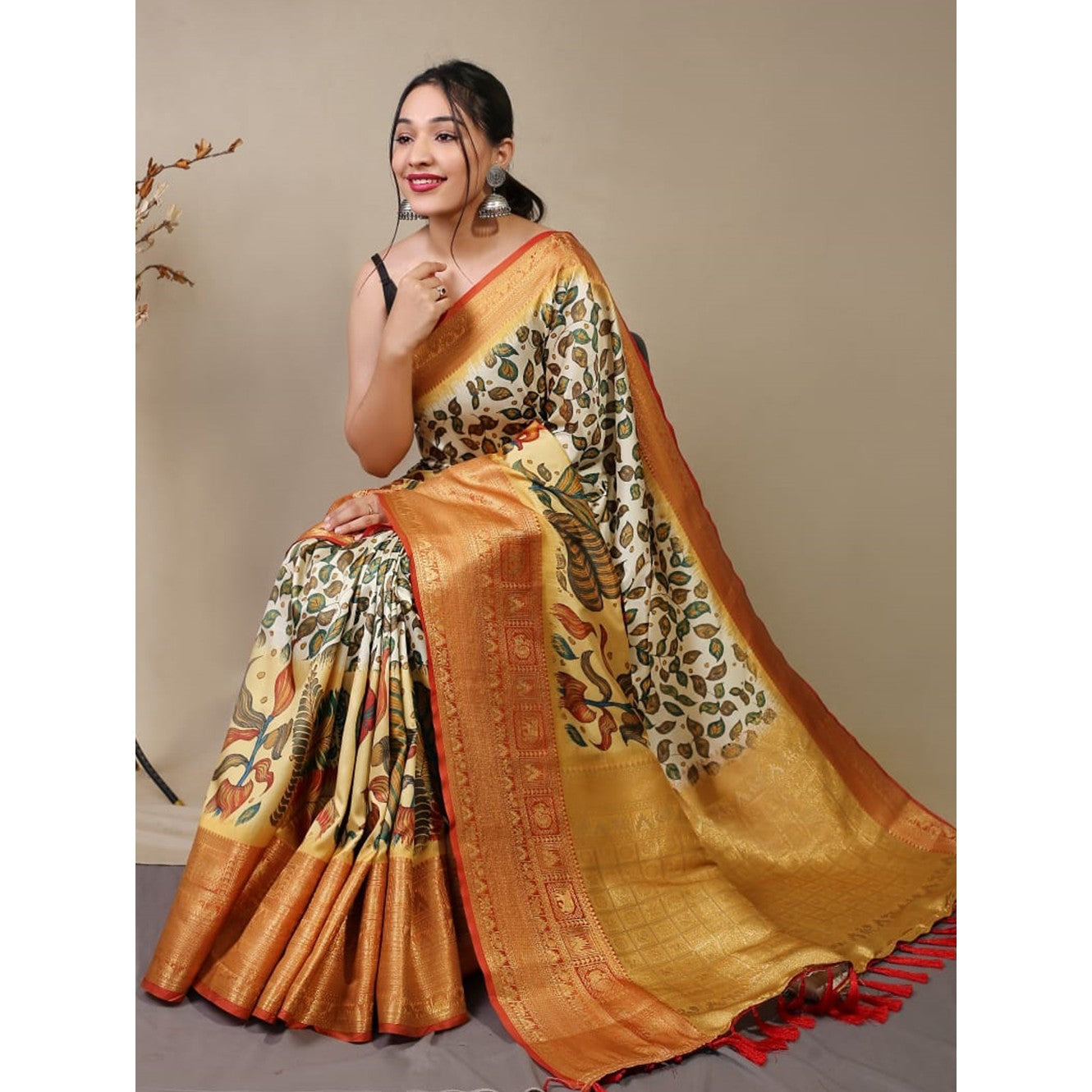 Buy Blue Sarees for Women by Silverfly Online | Ajio.com