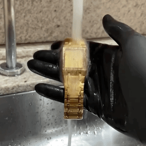 Relógio Elegancy Dourado Luxo de Aço Inoxidável Original pulso lançamento frete gratis loja deepbel