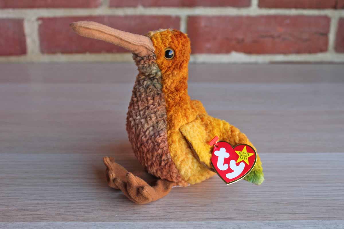 ty beanie babies beak the kiwi bird