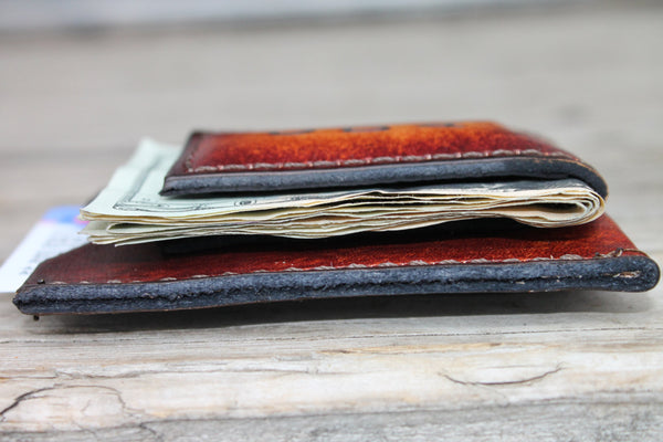 Brown Leather Wallet & Money Clip --Engraved DAD Free and Gift Boxed! – Miller&#39;s Leather Shop