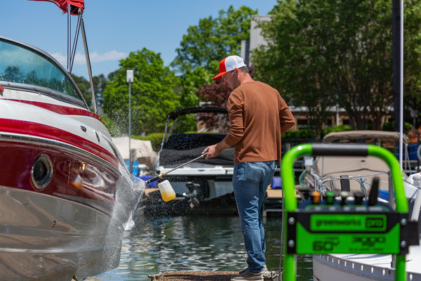 60V 3000 PSI battery-powered pressure washer