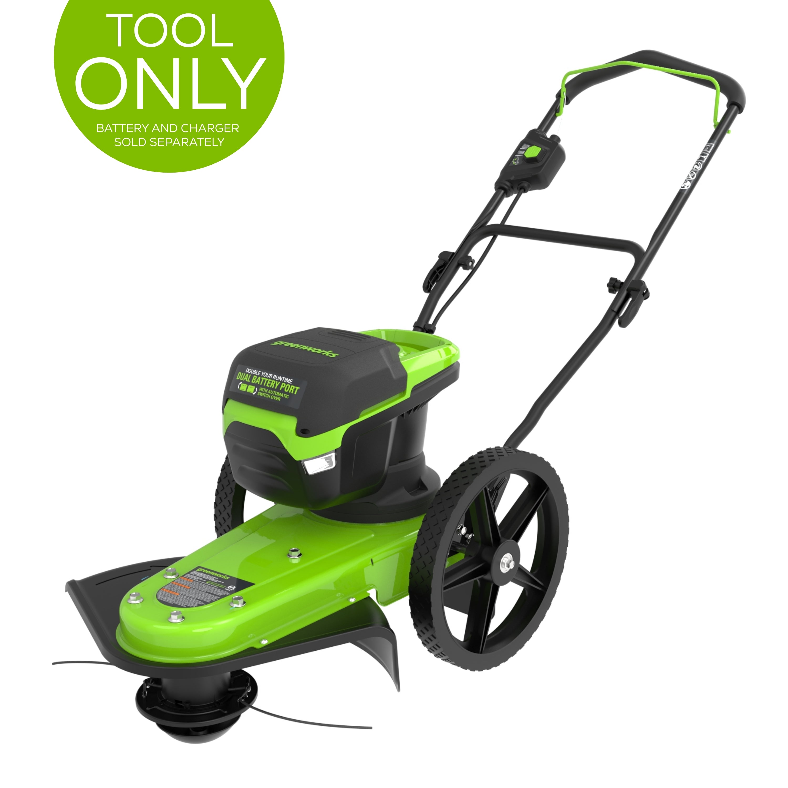 Pro 60V 22" Cordless Battery Brushless Wheeled String Trimmer (Tool Only)