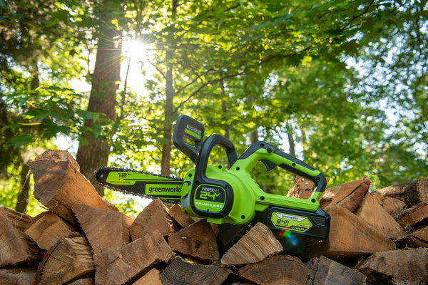 24V 12 Brushless Chainsaw (Tool Only) – Greenworks Tools Canada Inc.