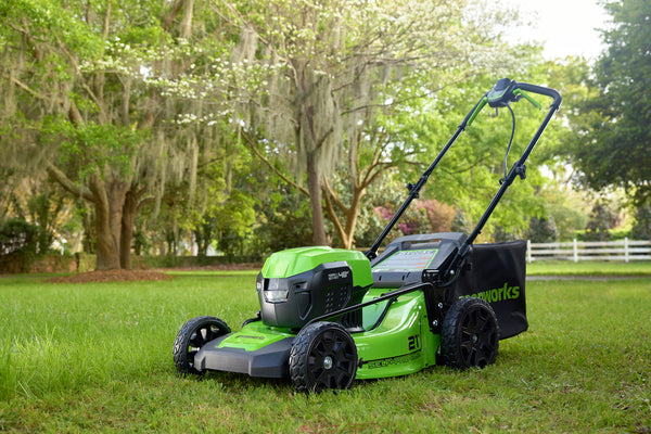 Greenworks battery-powered lawn mower