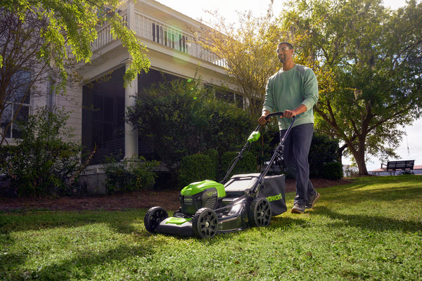 Greenworks battery-powered lawn mower