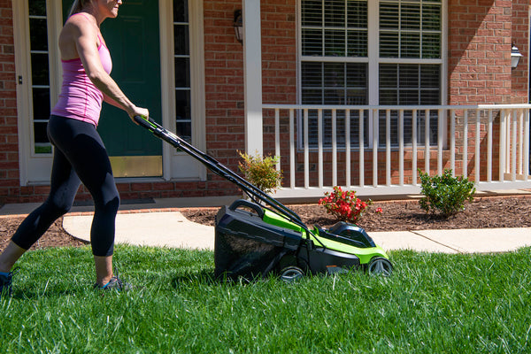 Greenworks battery-powered mowers