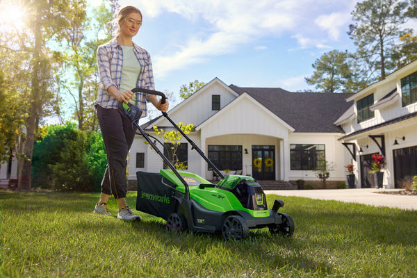 Greenworks 24V 13" battery-powered lawn mower