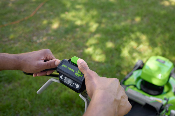 Greenworks turbo battery-powered lawn mower