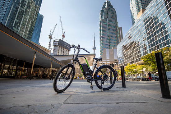 Greenworks 80V e-bike in the city