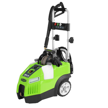 Greenworks 2000 PSI (1.2 GPM) Pressure Washer with 12” Surface Cleaner and  Premium Foam Cannon & High Pressure Soap Applicator Universal Pressure